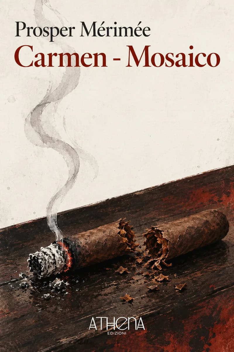 Carmen - Mosaico di Prosper Mérimée – copertina Edizioni Athena