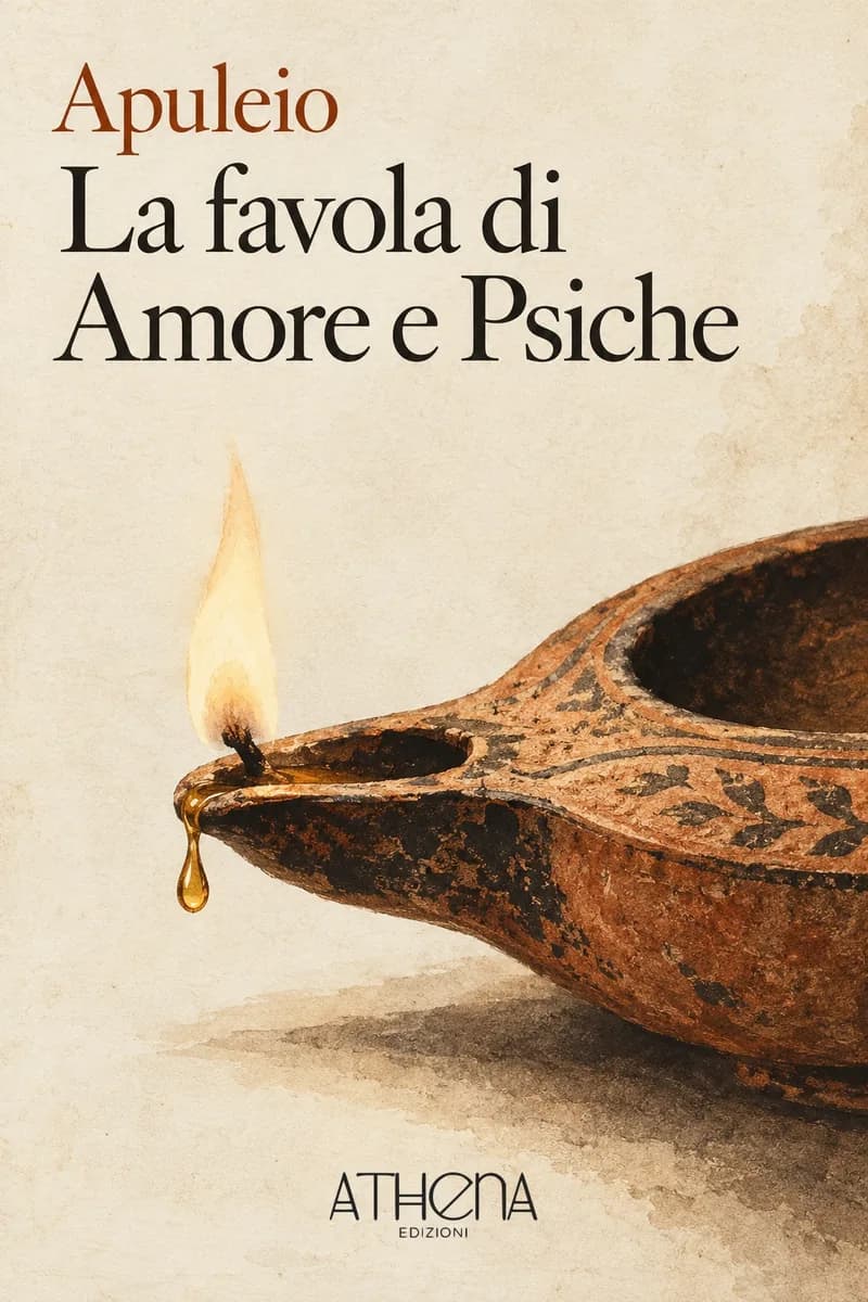 La favola di Amore e Psiche di Apuleio – copertina Edizioni Athena