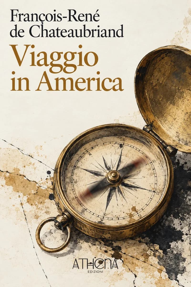Viaggio in America di François-René de Chateaubriand – copertina Edizioni Athena