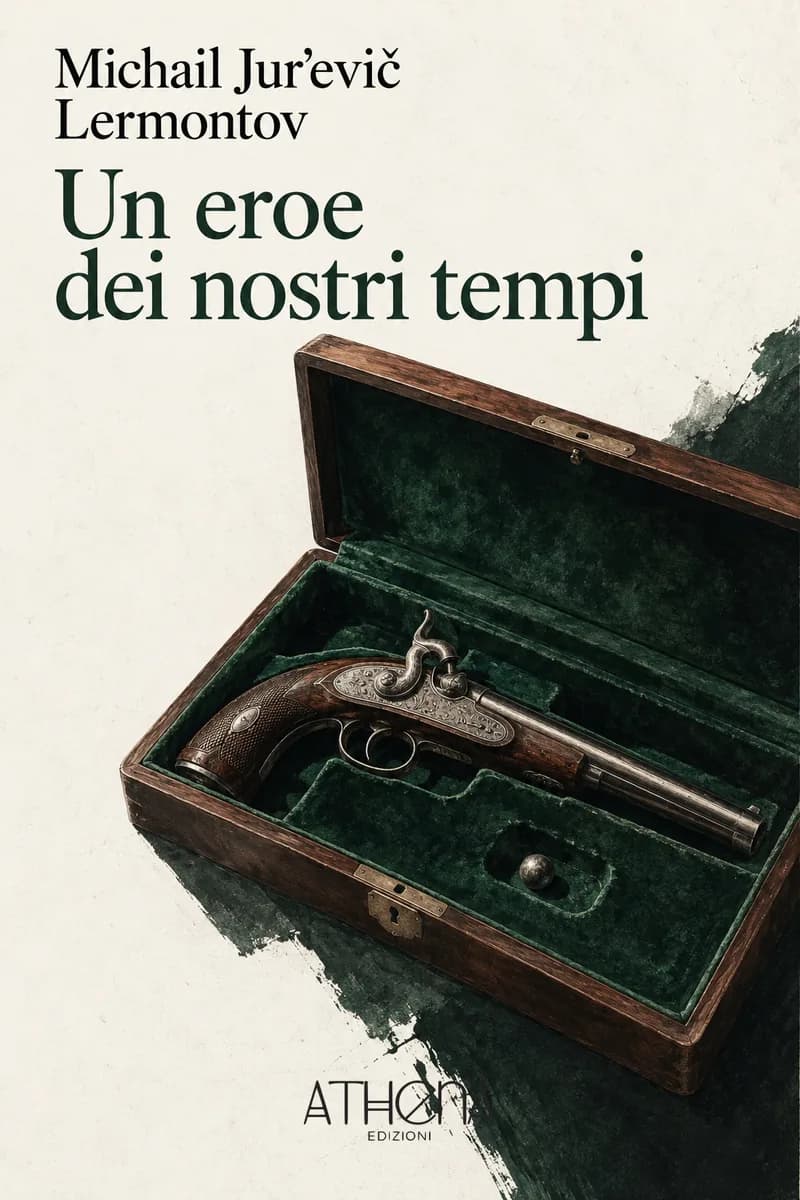 Un eroe dei nostri tempi di Michail Jur'evič Lermontov – copertina Edizioni Athena