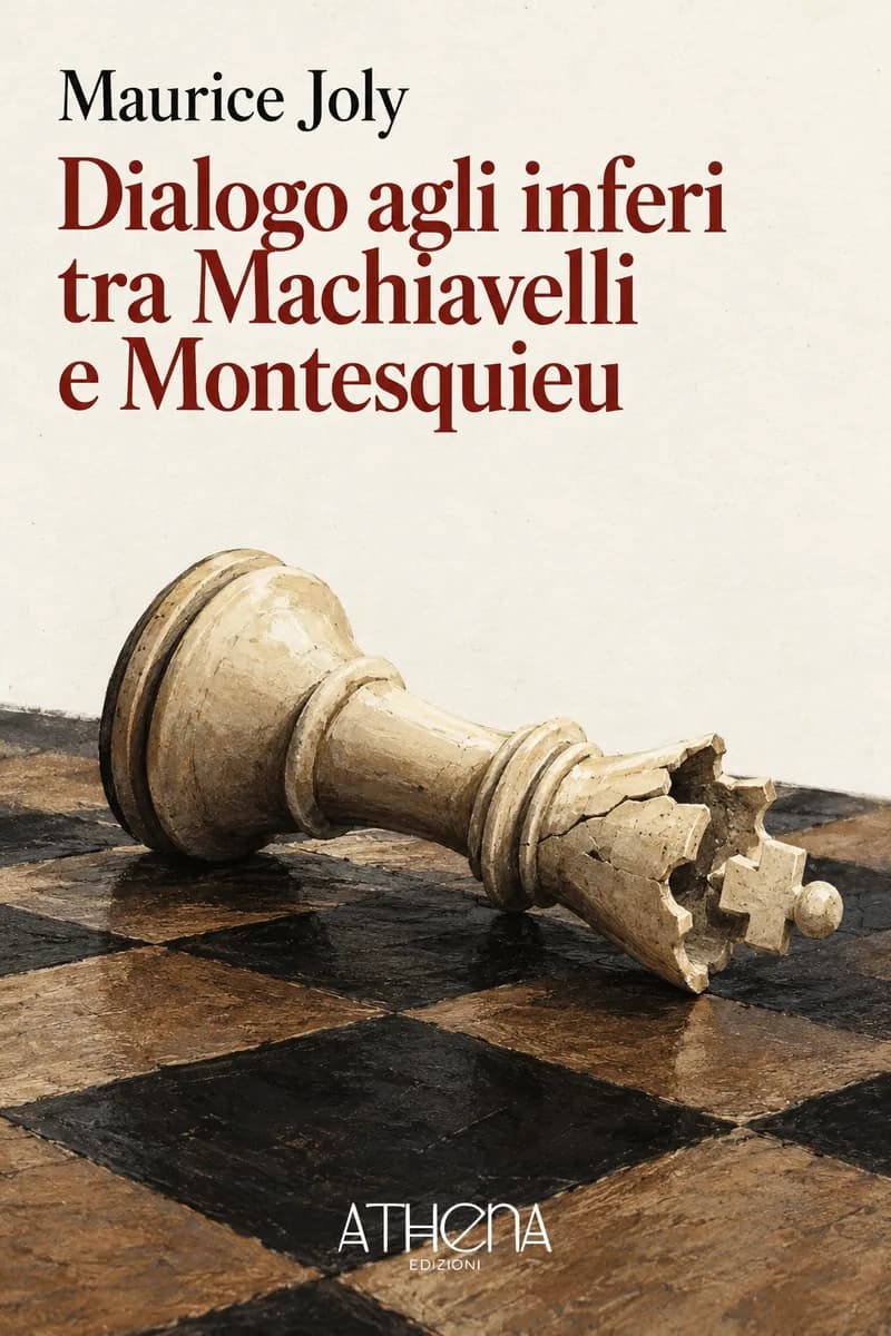 Dialogo agli inferi tra Machiavelli e Montesquieu di Maurice Joly – copertina Edizioni Athena