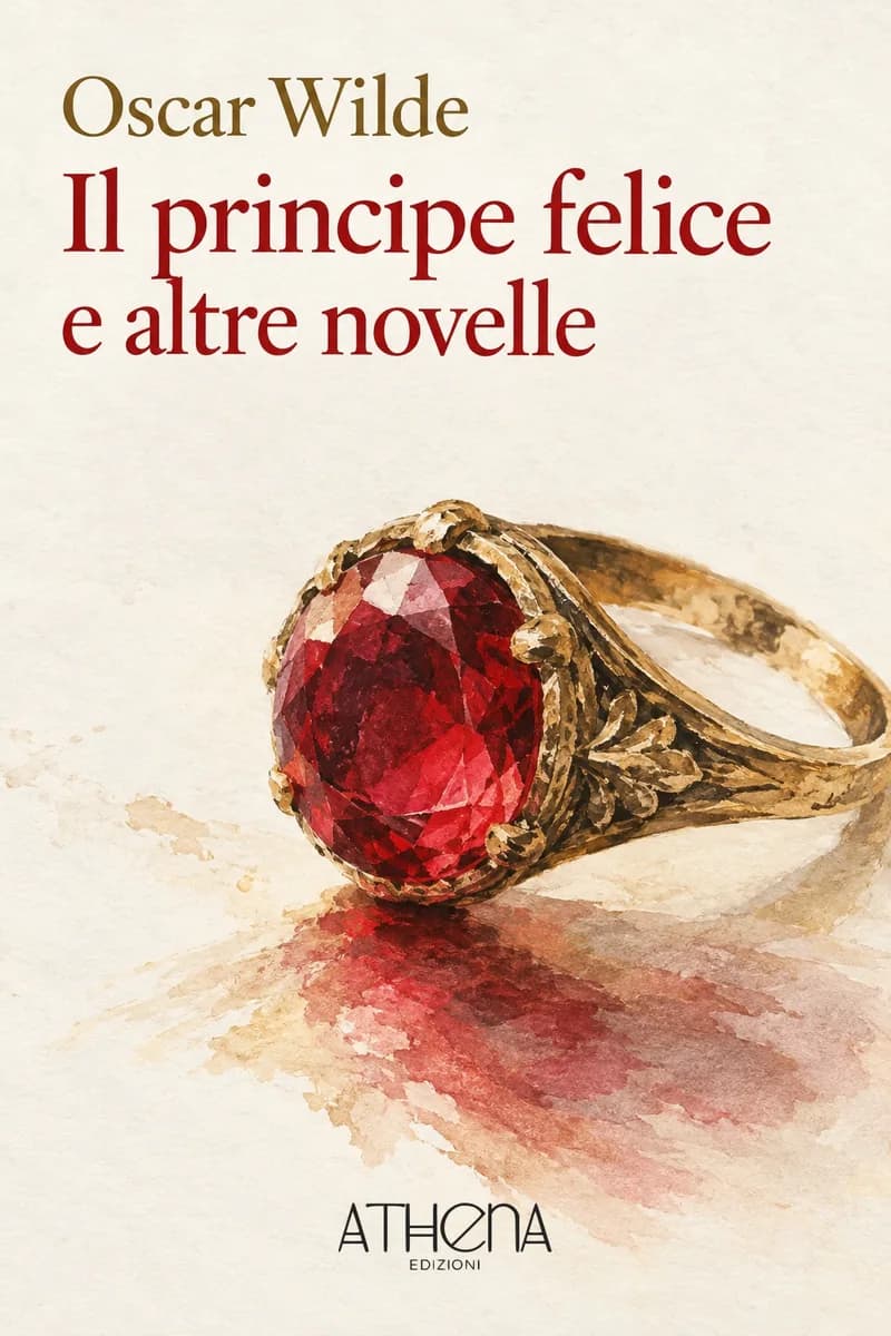 Il principe felice e altre novelle di Oscar Wilde – copertina Edizioni Athena