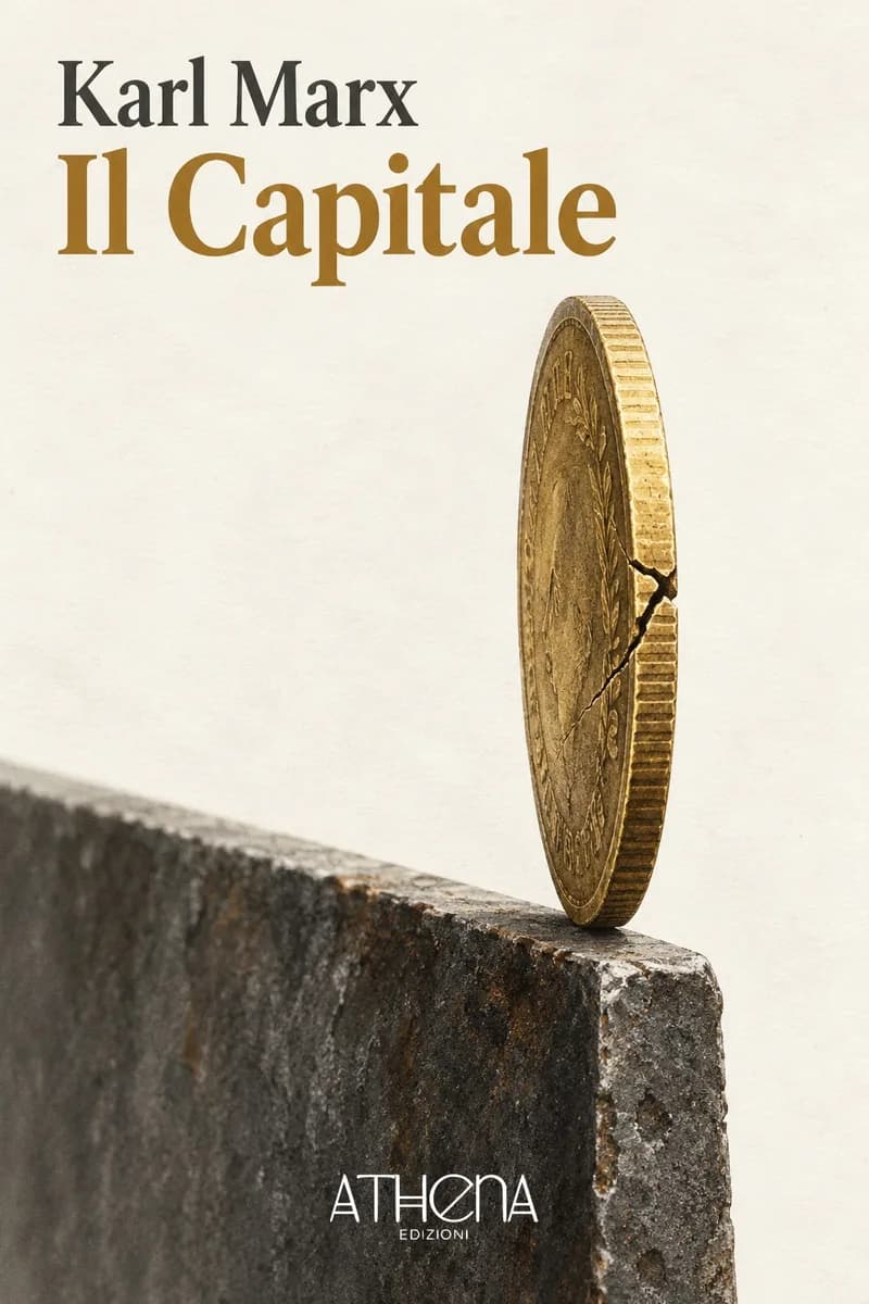 Il Capitale di Karl Marx – copertina Edizioni Athena