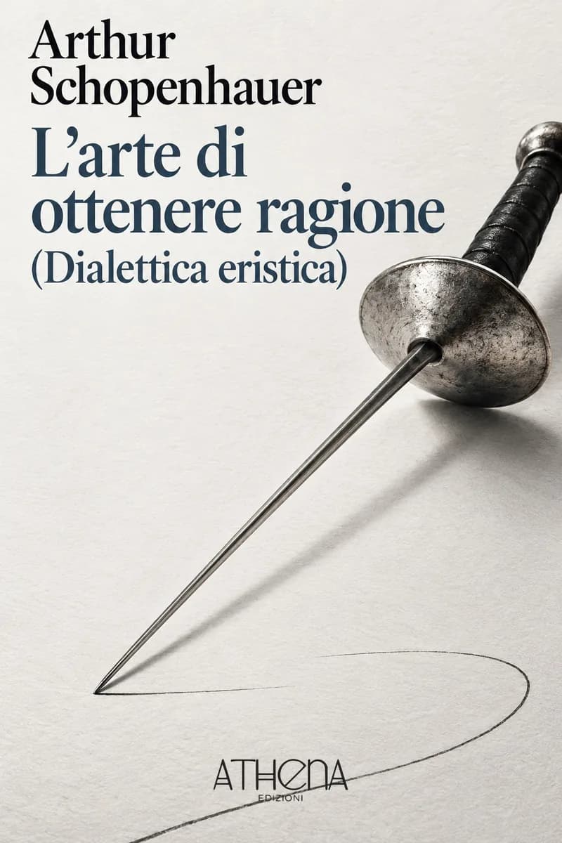 L'arte di ottenere ragione (Dialettica eristica) di Arthur Schopenhauer – copertina Edizioni Athena