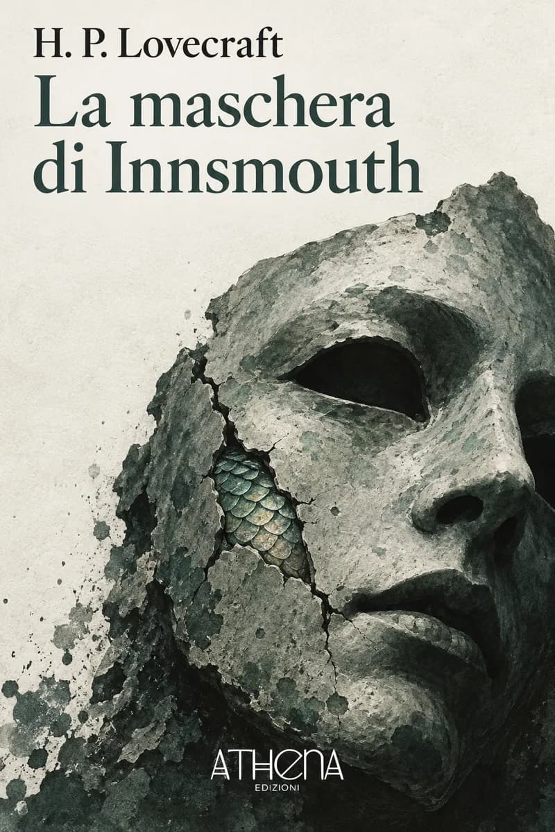 La maschera di Innsmouth di H. P. Lovecraft – copertina Edizioni Athena