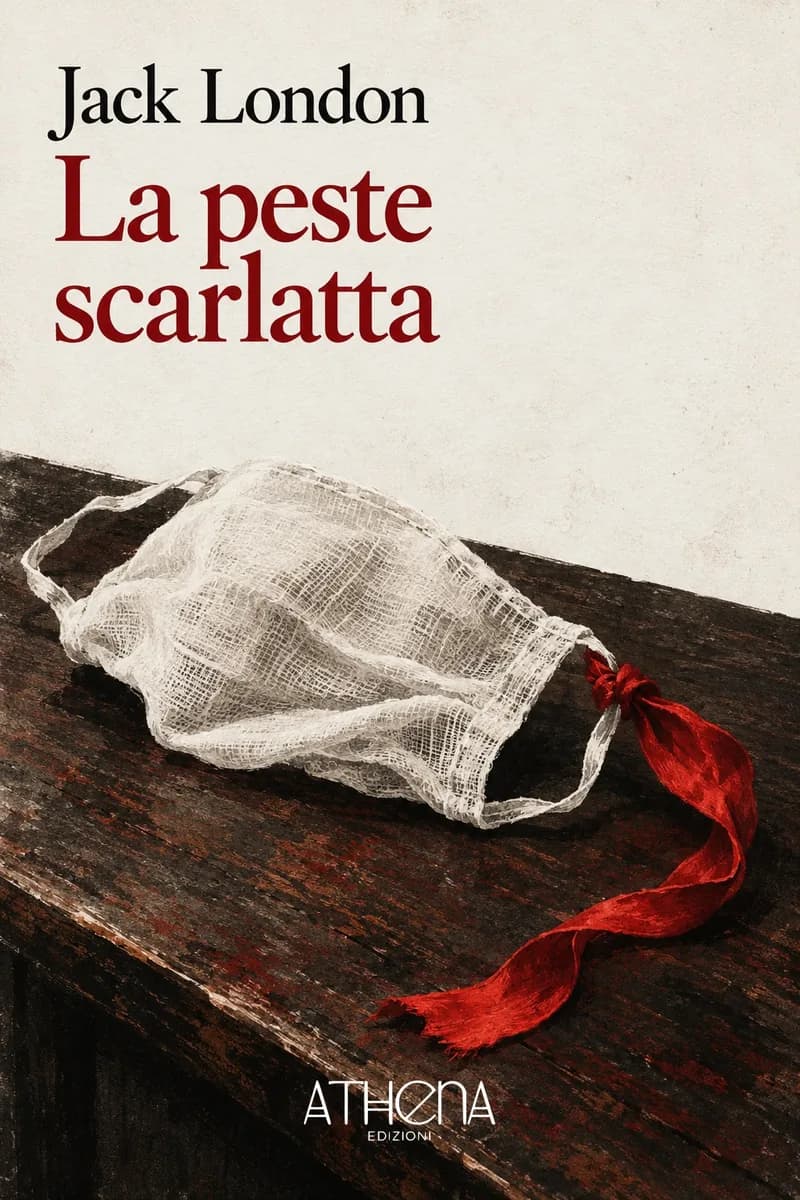 La peste scarlatta di Jack London – copertina Edizioni Athena
