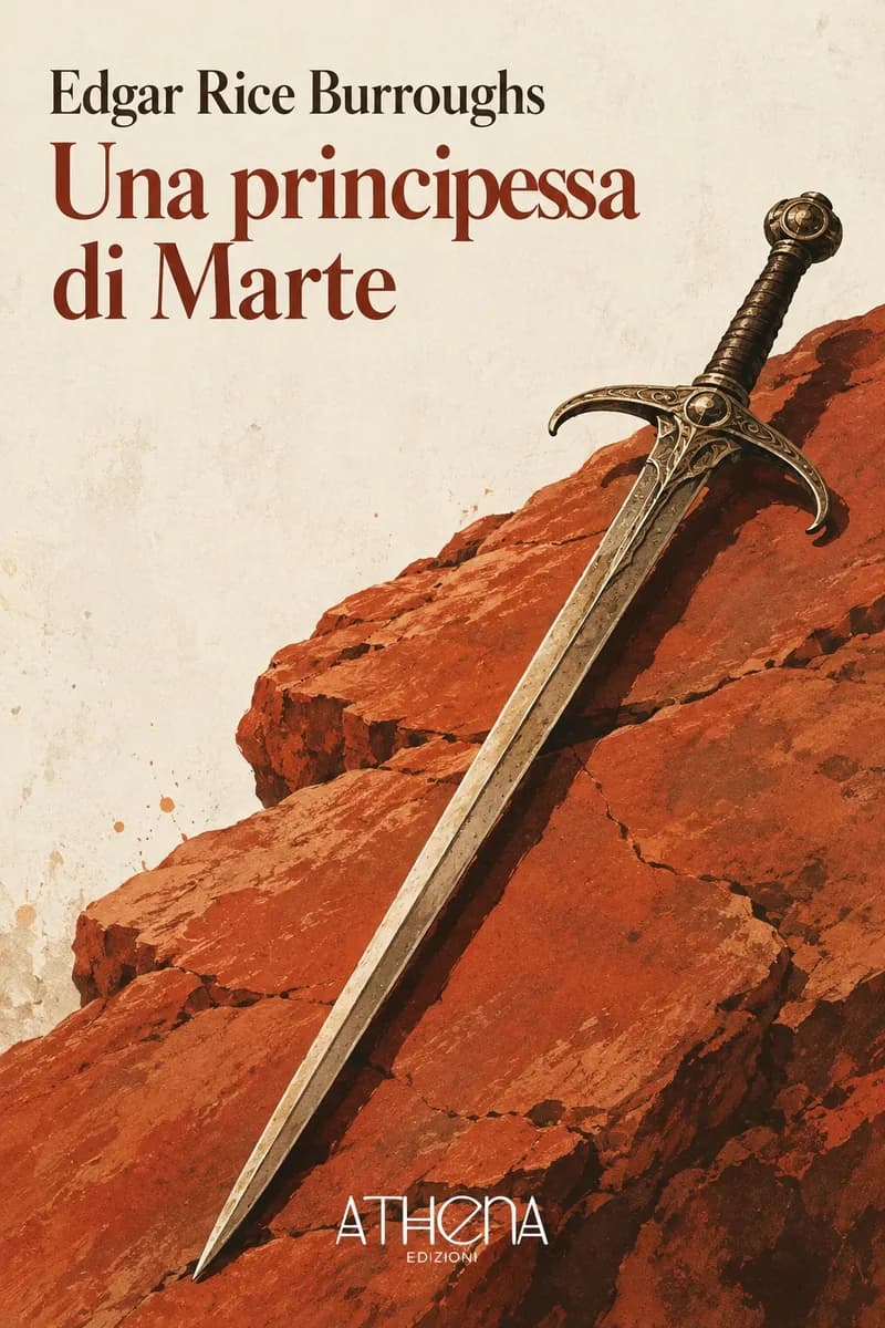Una principessa di Marte di Edgar Rice Burroughs – copertina Edizioni Athena