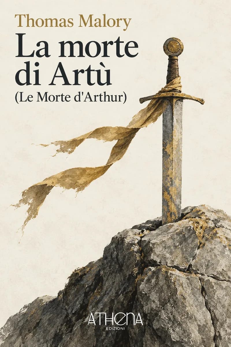 La morte di Artù (Le Morte d'Arthur) di Thomas Malory – copertina Edizioni Athena