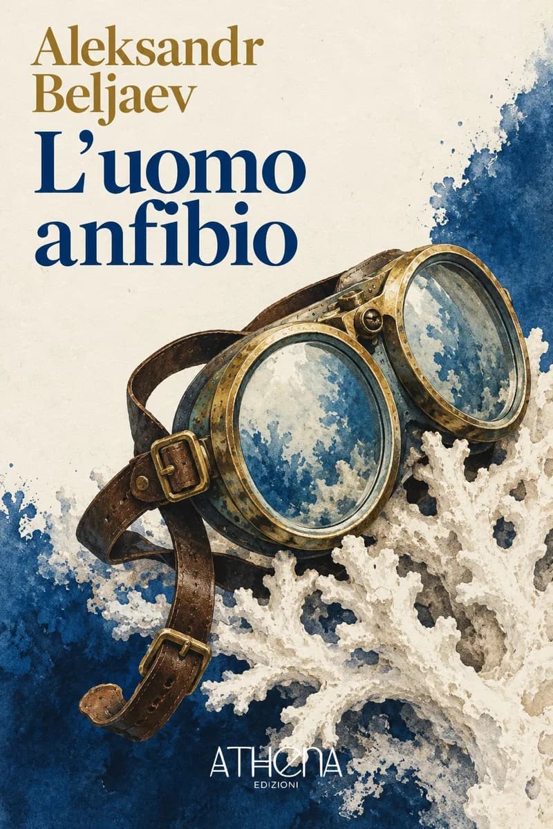 L'uomo anfibio di Aleksandr Beljaev – copertina Edizioni Athena