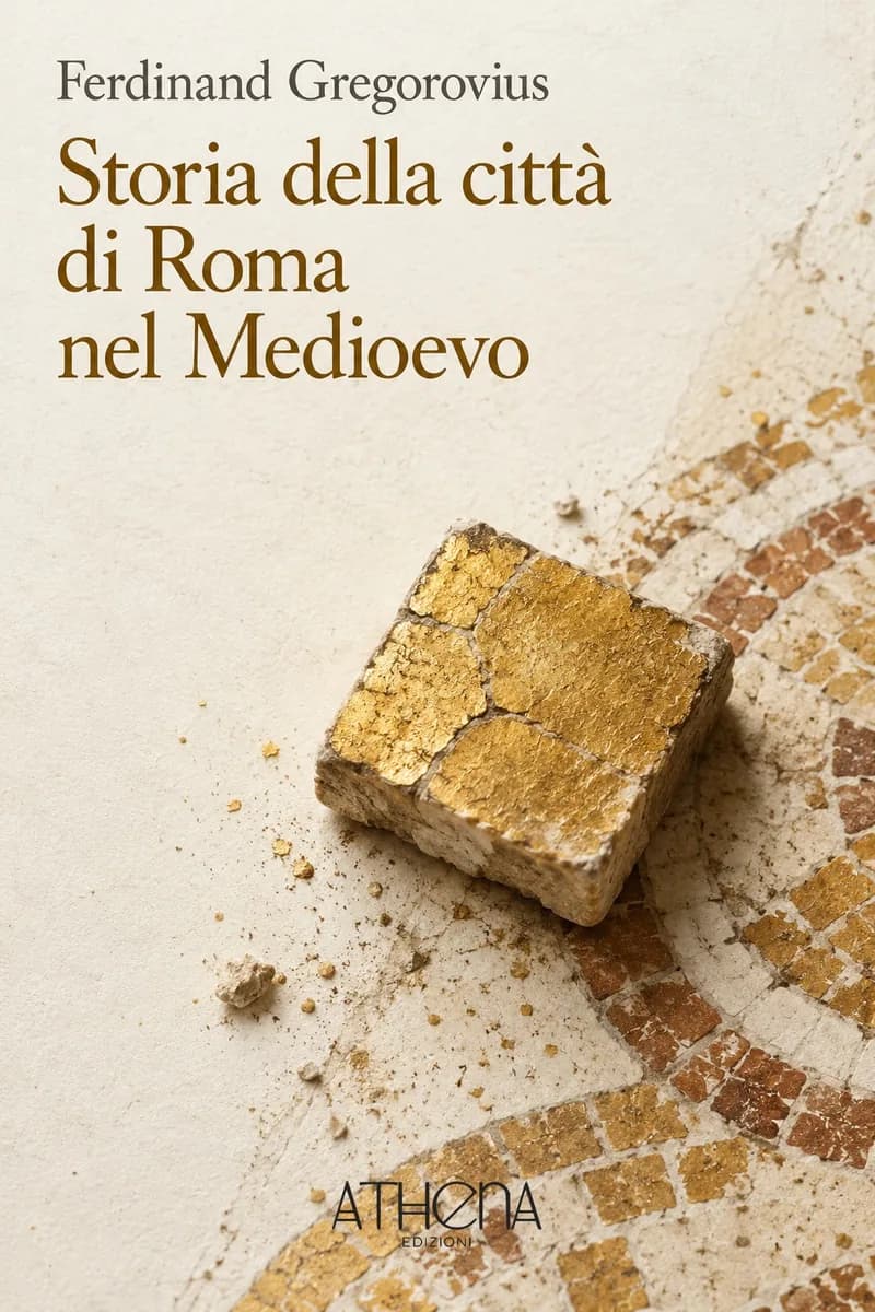 Storia della città di Roma nel Medioevo di Ferdinand Gregorovius – copertina Edizioni Athena