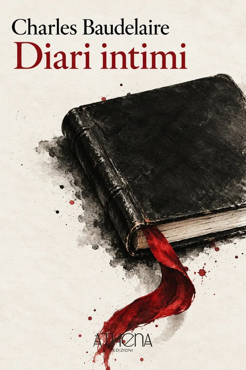 Diari intimi di Charles Baudelaire – copertina Edizioni Athena