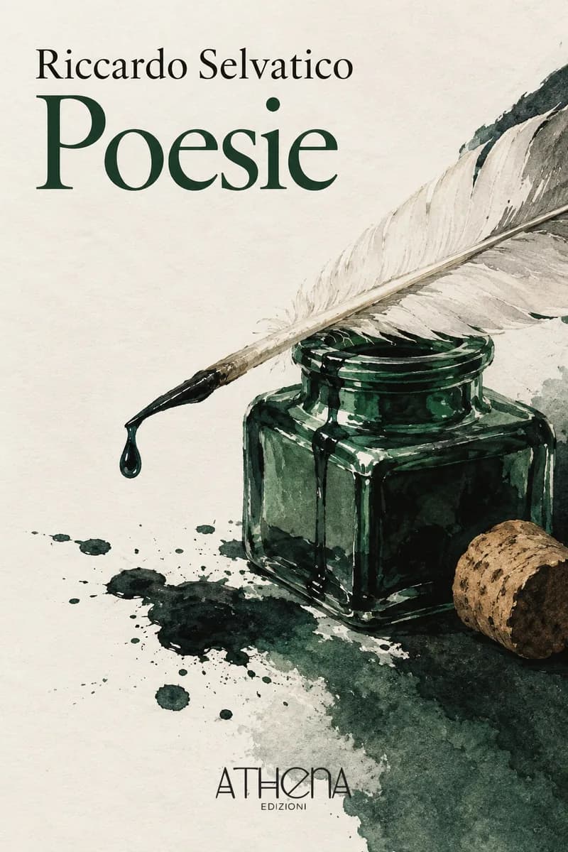Poesie di Riccardo Selvatico – copertina Edizioni Athena