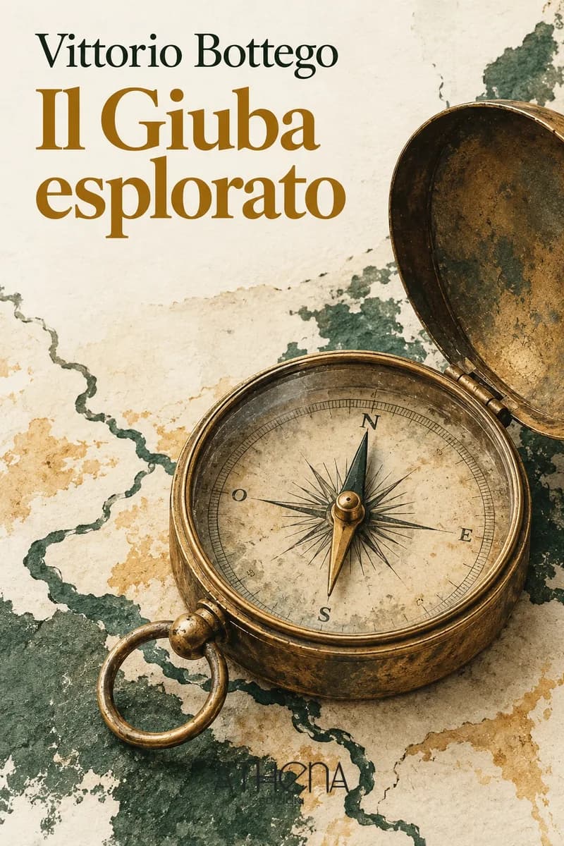 Il Giuba esplorato di Vittorio Bottego – copertina Edizioni Athena