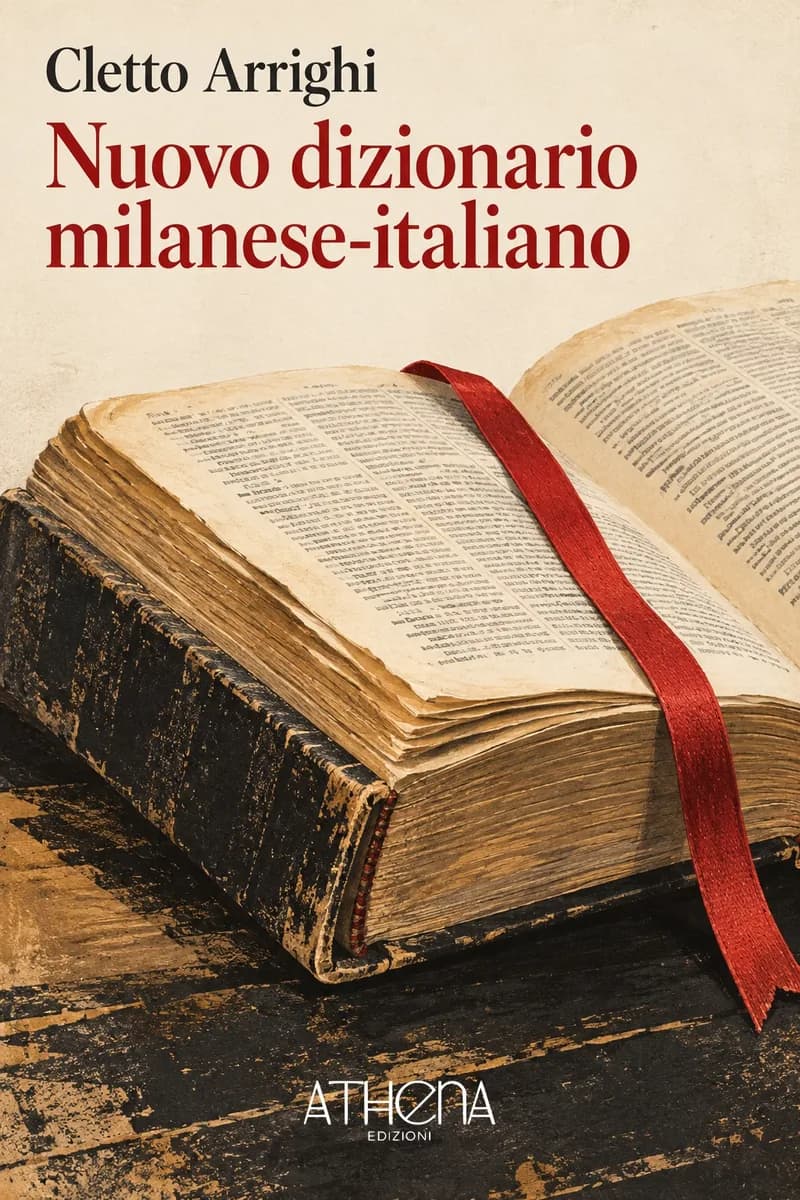 Nuovo dizionario milanese-italiano di Cletto Arrighi – copertina Edizioni Athena