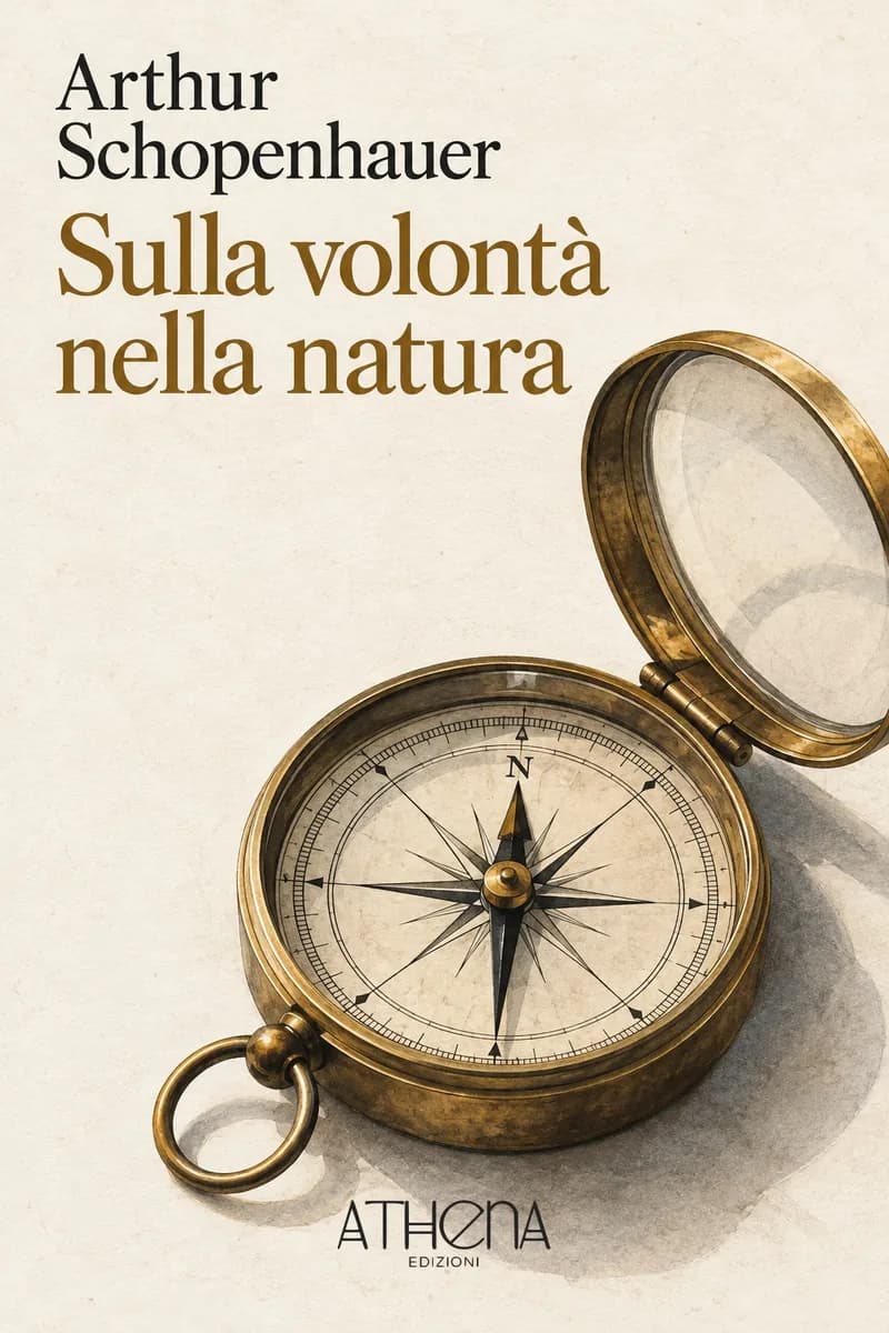 Sulla volontà nella natura di Arthur Schopenhauer – copertina Edizioni Athena