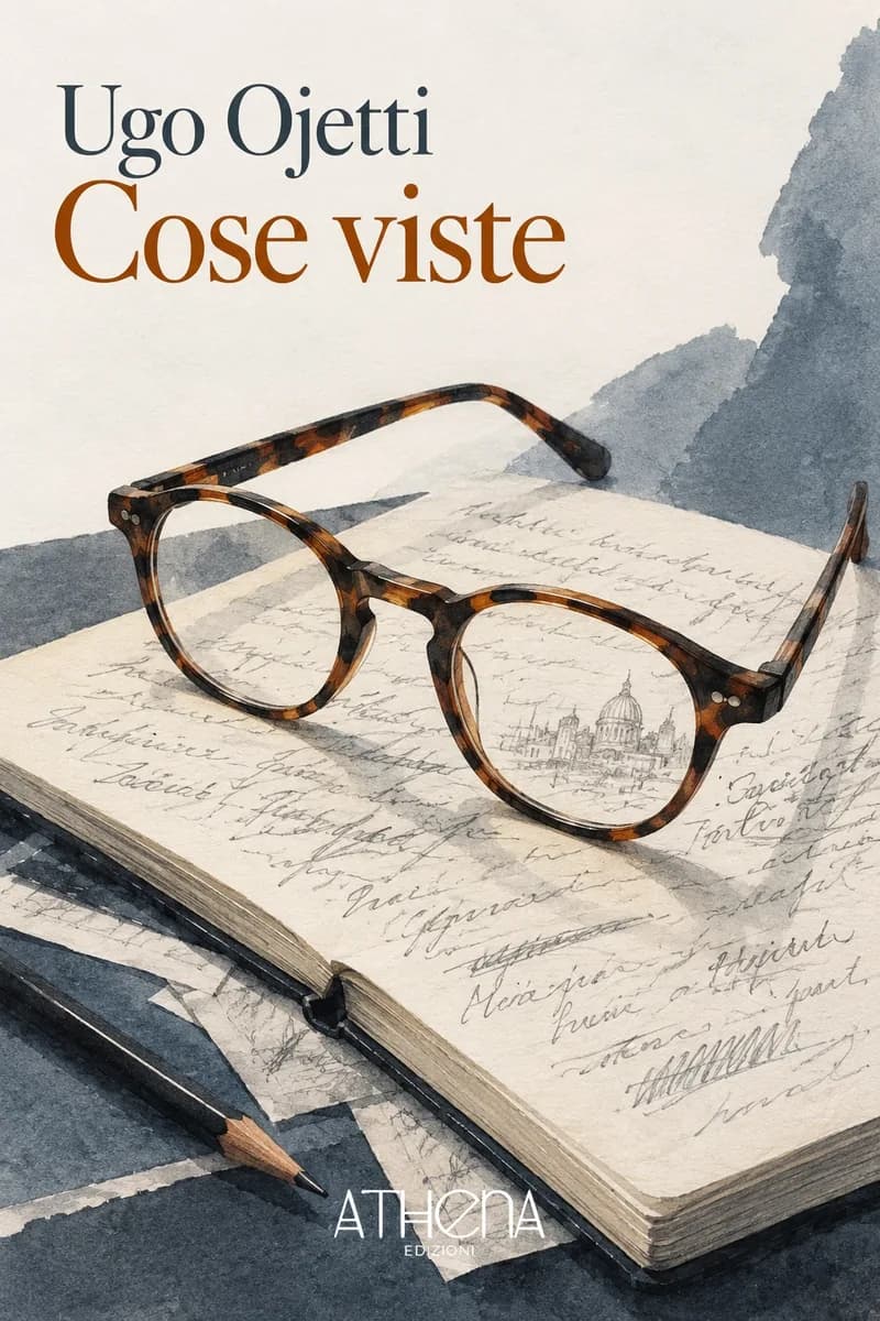 Cose viste di Ugo Ojetti – copertina Edizioni Athena