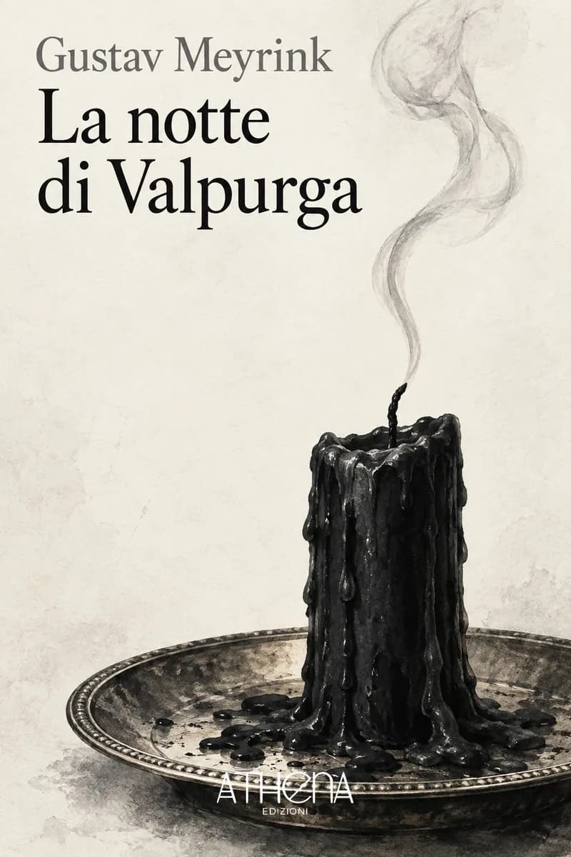 La notte di Valpurga di Gustav Meyrink – copertina Edizioni Athena