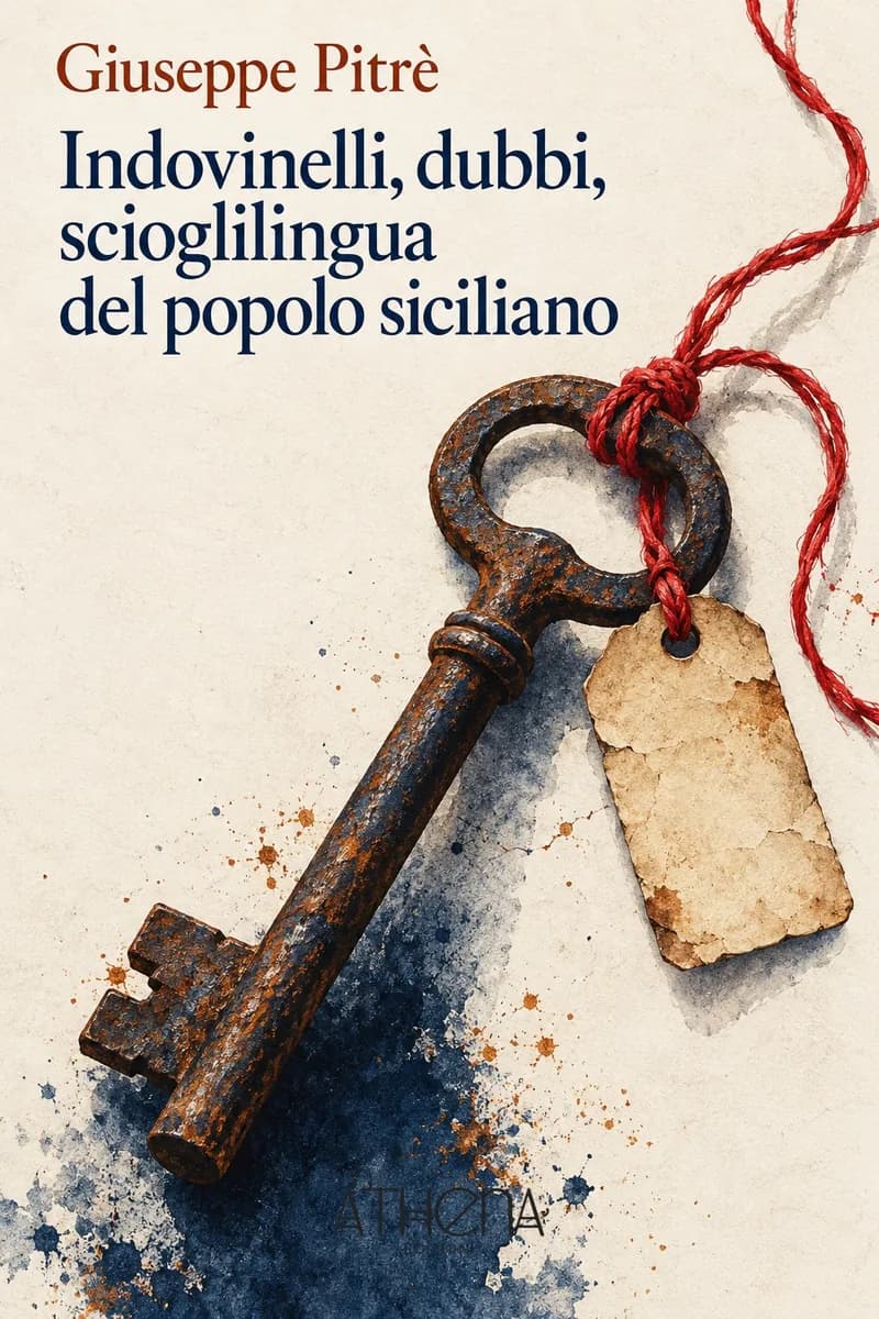 Indovinelli, dubbi, scioglilingua del popolo siciliano di Giuseppe Pitrè – copertina Edizioni Athena