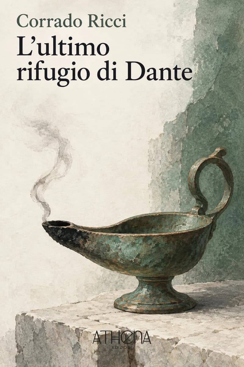 L'ultimo rifugio di Dante di Corrado Ricci – copertina Edizioni Athena