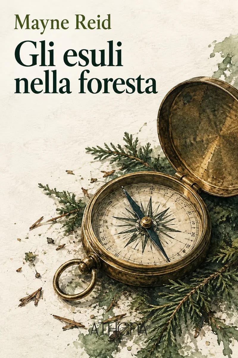 Gli esuli nella foresta di Mayne Reid – copertina Edizioni Athena
