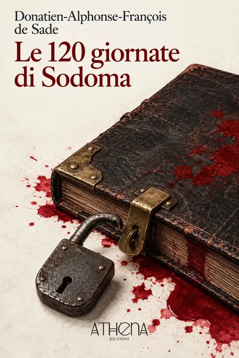 Le 120 giornate di Sodoma di Donatien-Alphonse-François de Sade – copertina Edizioni Athena