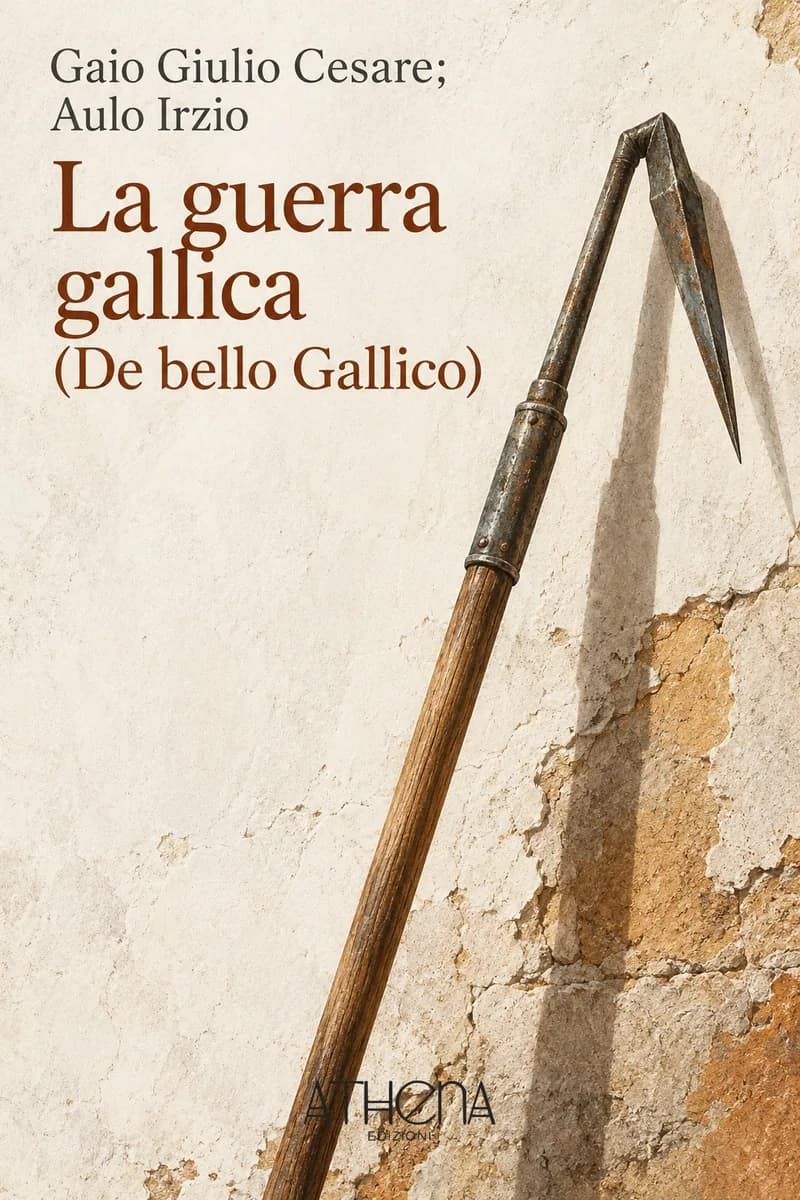 La guerra gallica (De bello Gallico) di Gaio Giulio Cesare; Aulo Irzio – copertina Edizioni Athena