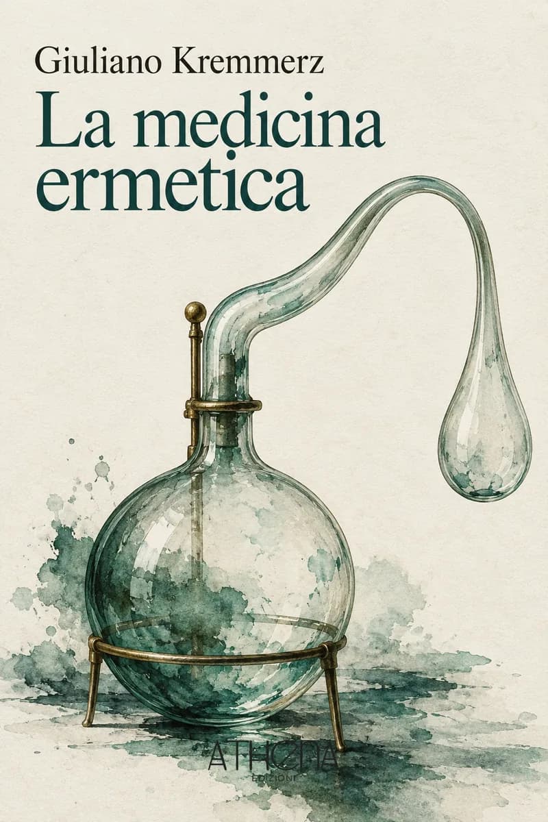 La medicina ermetica di Giuliano Kremmerz – copertina Edizioni Athena