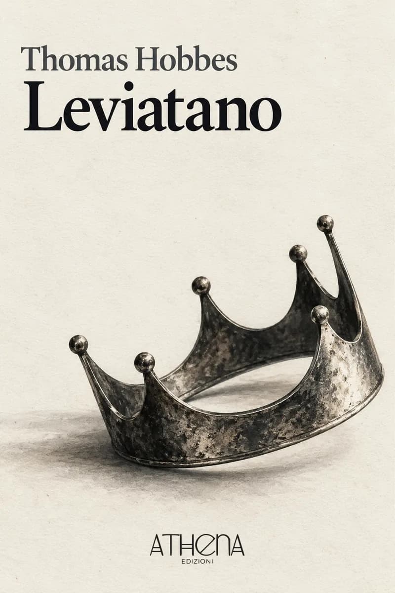 Leviatano di Thomas Hobbes – copertina Edizioni Athena