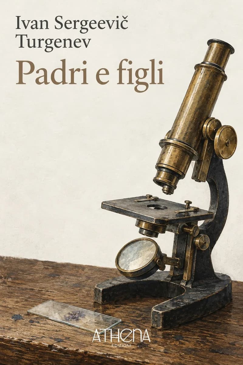 Padri e figli di Ivan Sergeevič Turgenev – copertina Edizioni Athena