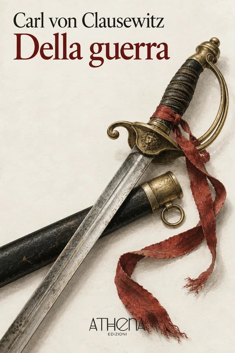Della guerra di Carl von Clausewitz – copertina Edizioni Athena