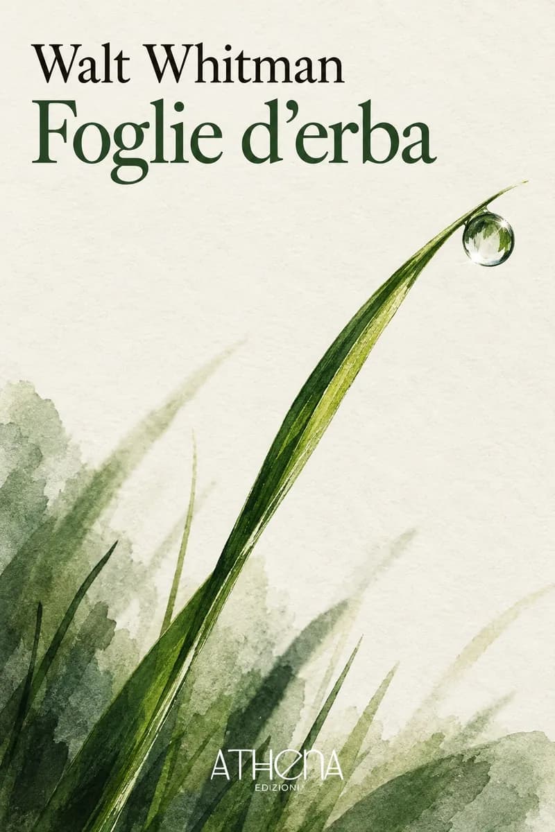 Foglie d'erba di Walt Whitman – copertina Edizioni Athena