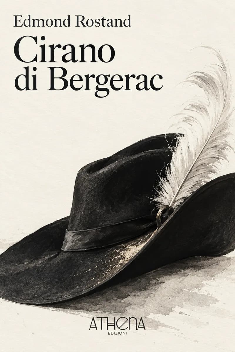 Cirano di Bergerac di Edmond Rostand – copertina Edizioni Athena