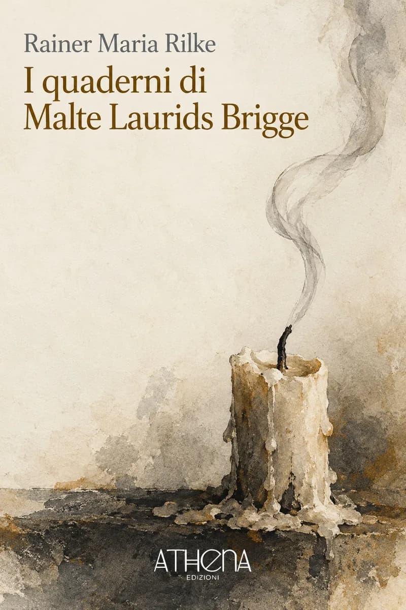 I quaderni di Malte Laurids Brigge di Rainer Maria Rilke – copertina Edizioni Athena