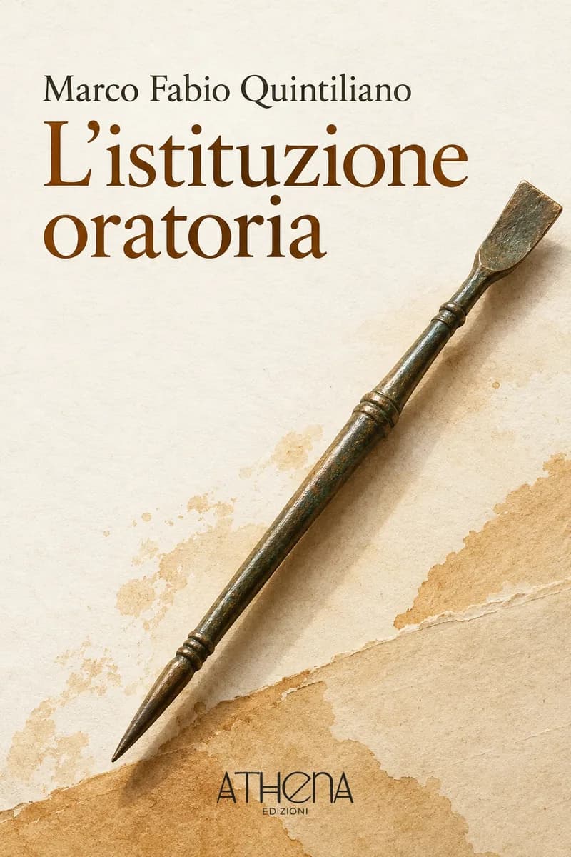 L'istituzione oratoria di Marco Fabio Quintiliano – copertina Edizioni Athena