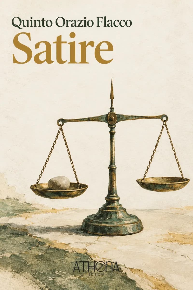 Satire di Quinto Orazio Flacco – copertina Edizioni Athena