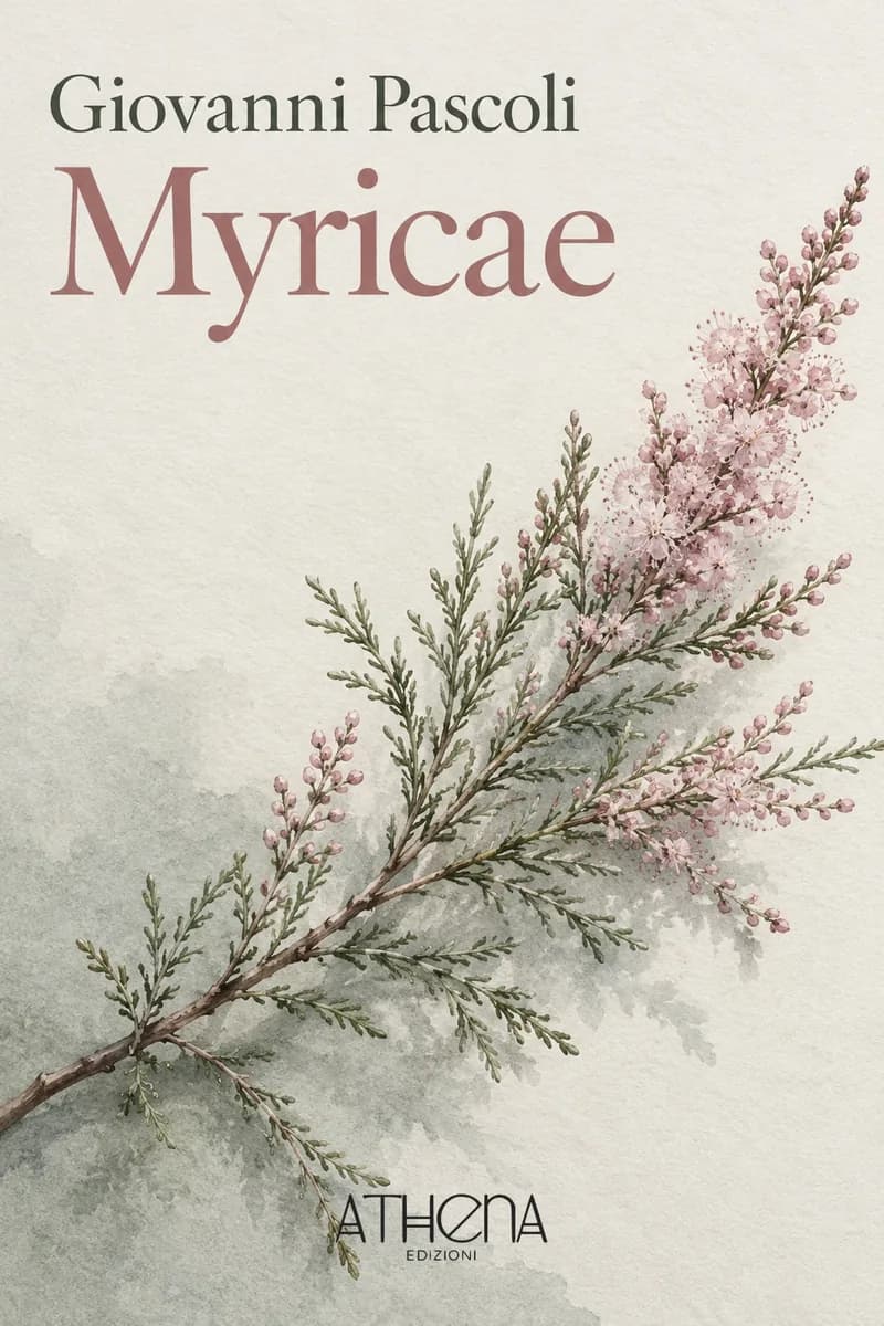 Myricae di Giovanni Pascoli – copertina Edizioni Athena