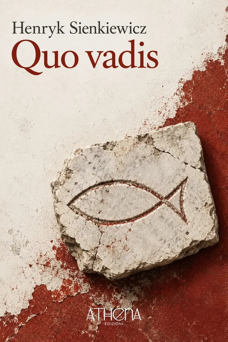 Quo vadis di Henryk Sienkiewicz – copertina Edizioni Athena