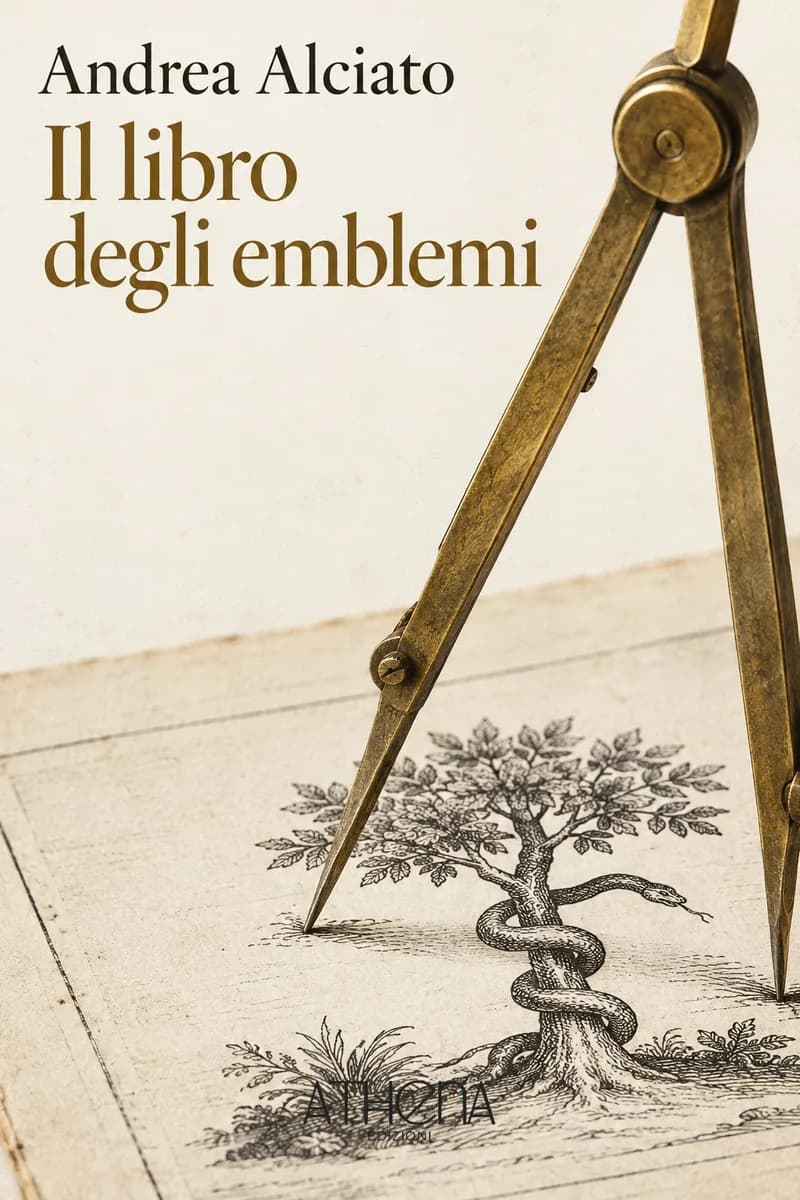 Il libro degli emblemi di Andrea Alciato – copertina Edizioni Athena