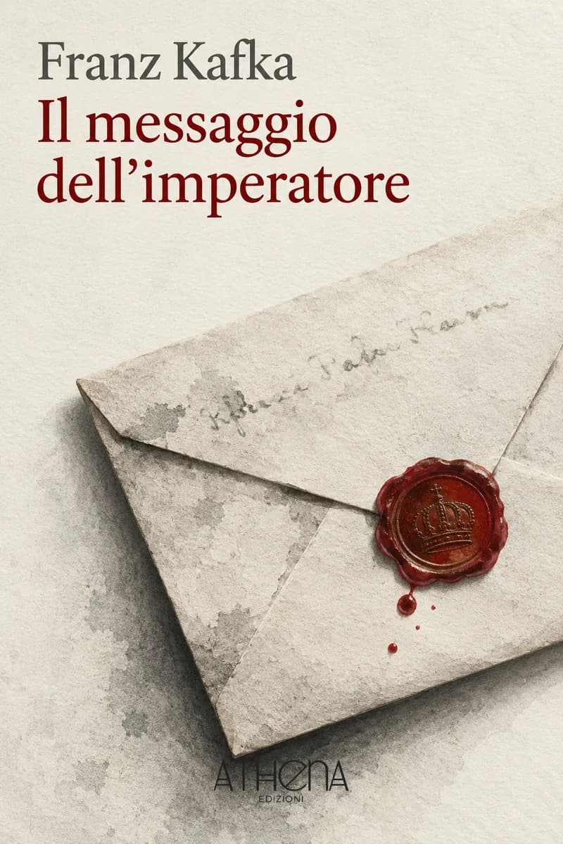 Il messaggio dell'imperatore di Franz Kafka – copertina Edizioni Athena