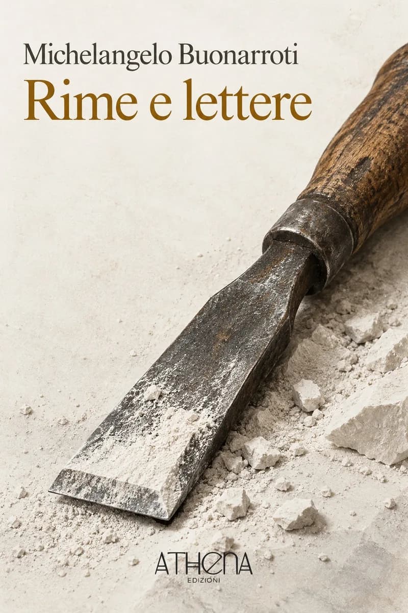 Rime e lettere di Michelangelo Buonarroti – copertina Edizioni Athena