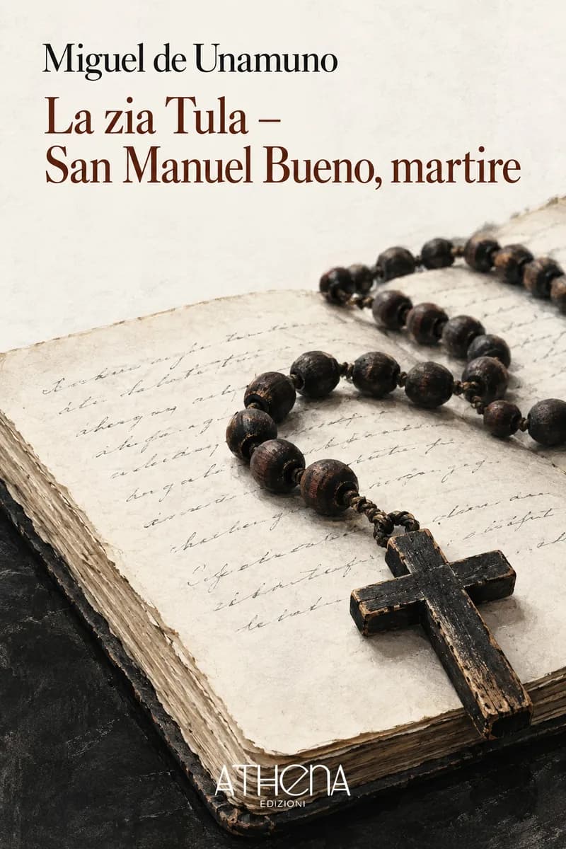 La zia Tula – San Manuel Bueno, martire di Miguel de Unamuno – copertina Edizioni Athena