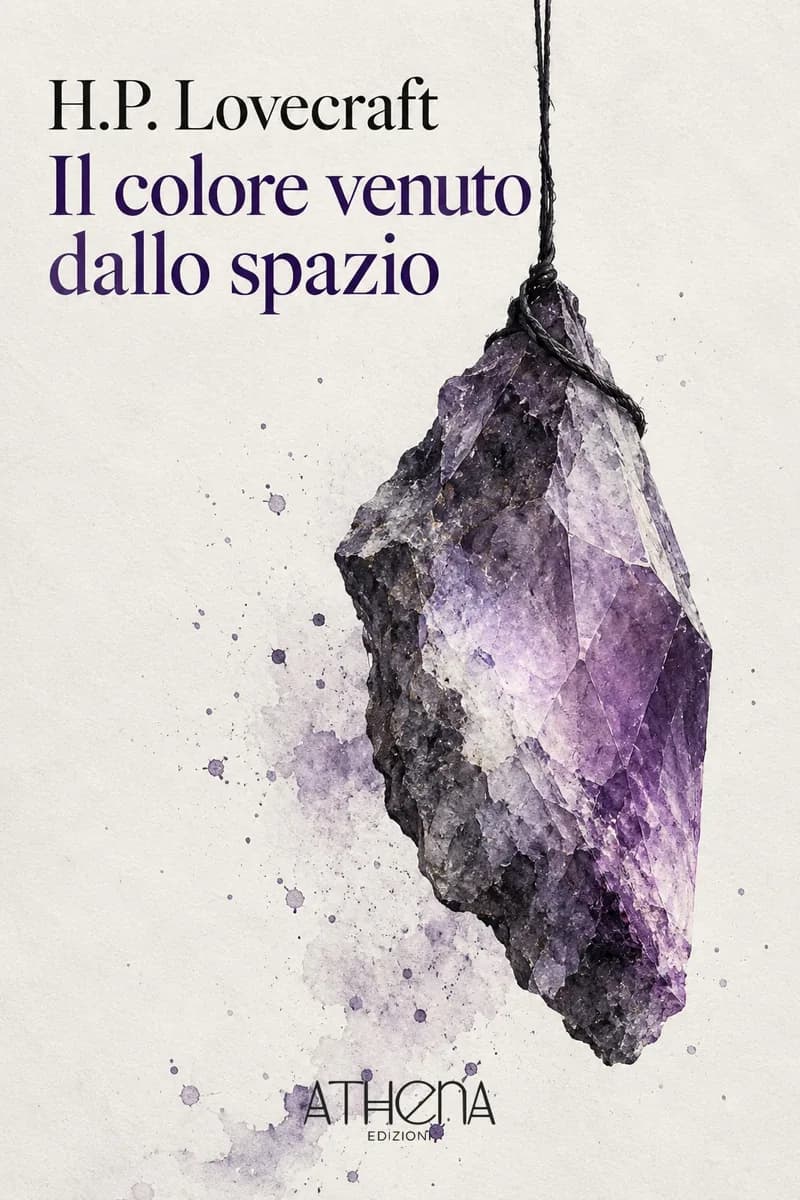 Il colore venuto dallo spazio di H.P. Lovecraft – copertina Edizioni Athena