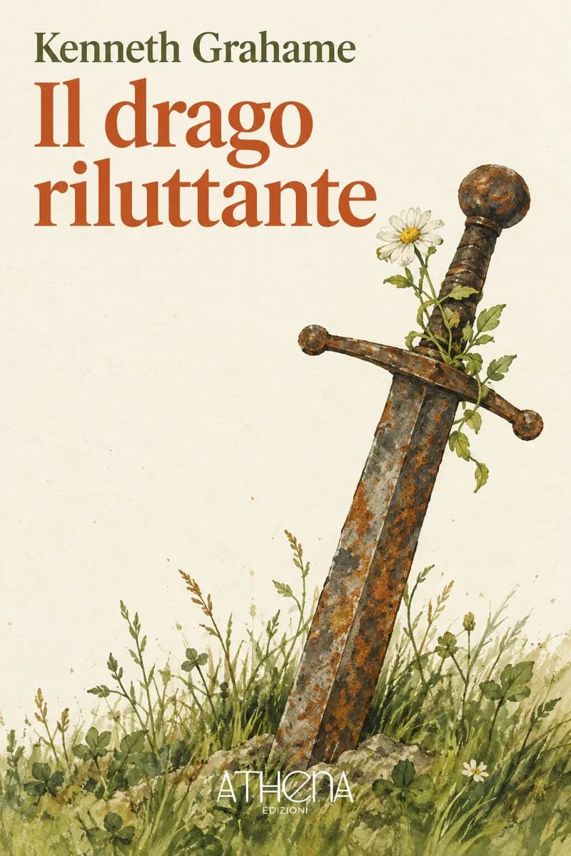 Il drago riluttante di Kenneth Grahame – copertina Edizioni Athena