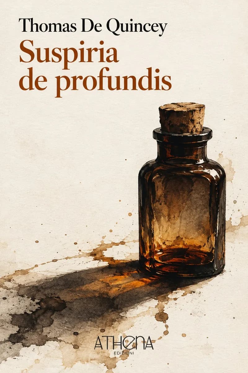 Suspiria de profundis di Thomas De Quincey – copertina Edizioni Athena
