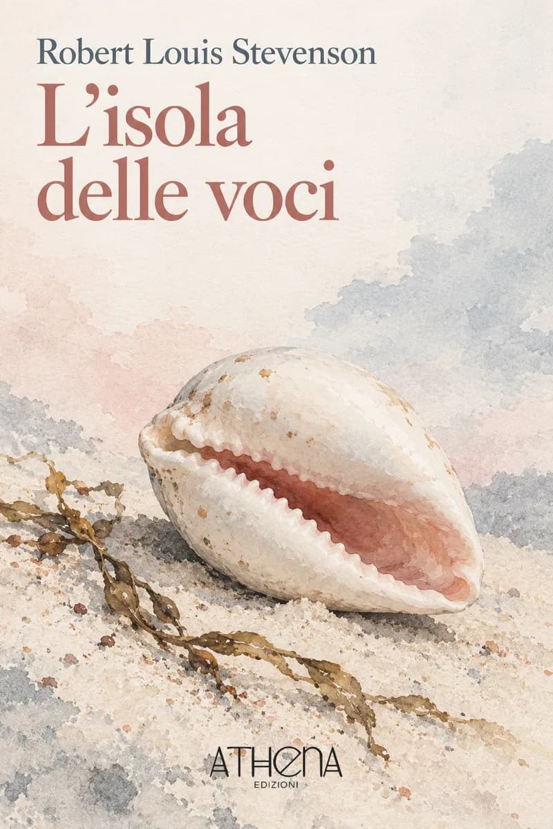 L'isola delle voci di Robert Louis Stevenson – copertina Edizioni Athena
