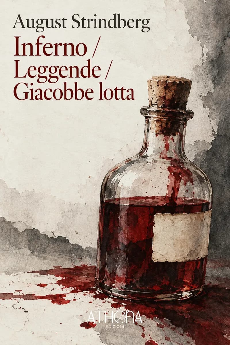 Inferno / Leggende / Giacobbe lotta di August Strindberg – copertina Edizioni Athena