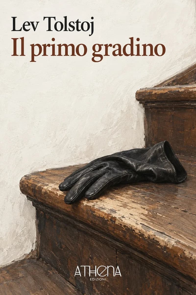 Il primo gradino di Lev Tolstoj – copertina Edizioni Athena