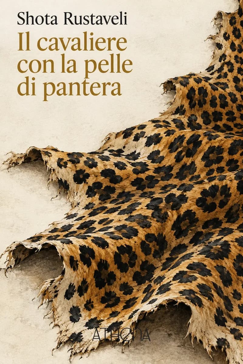 Il cavaliere con la pelle di pantera di Shota Rustaveli – copertina Edizioni Athena
