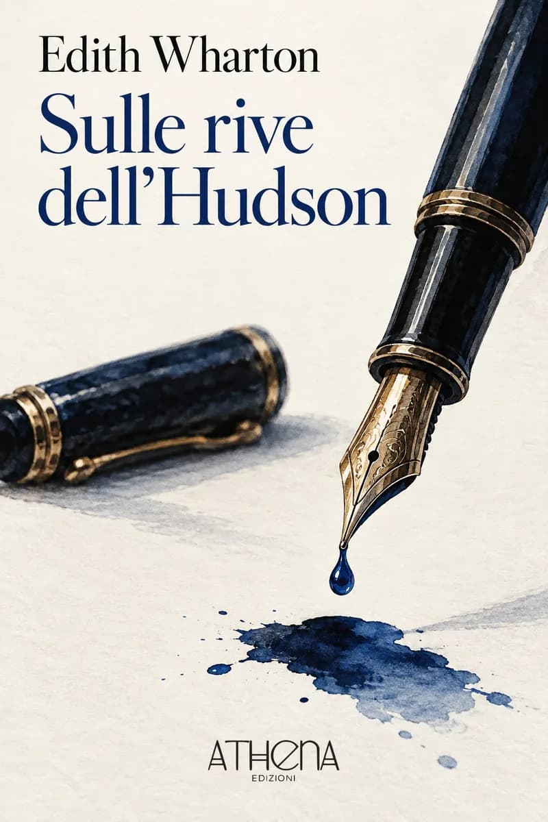 Sulle rive dell'Hudson di Edith Wharton – copertina Edizioni Athena