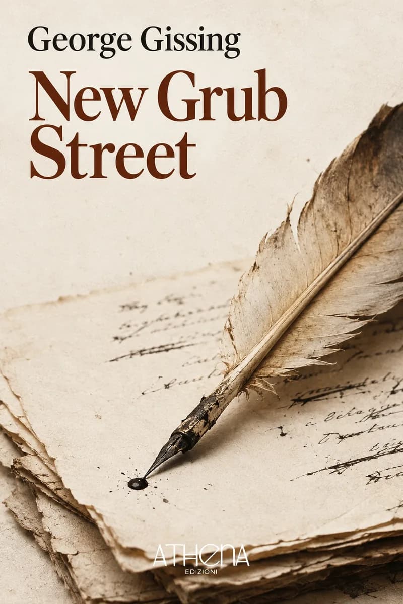 New Grub Street di George Gissing – copertina Edizioni Athena